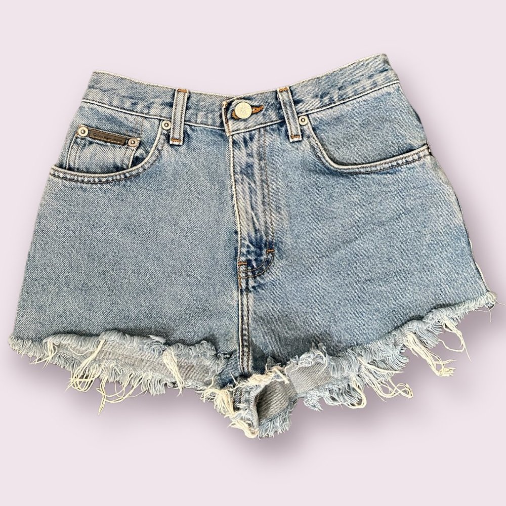 Calvin Klein High Waisted Cut-off Shorts for Summer! Size 2